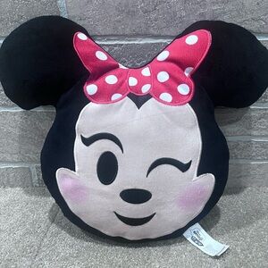 EUC!! Disney Brand 14” Minnie Mouse Emoji Pillow-Plush-Toy